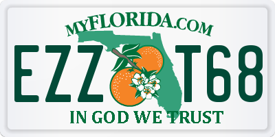 FL license plate EZZT68