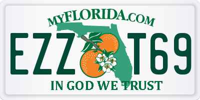 FL license plate EZZT69