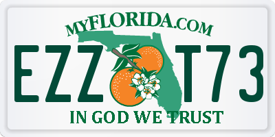 FL license plate EZZT73