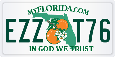 FL license plate EZZT76