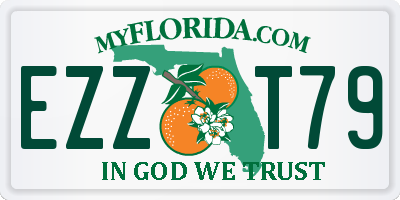 FL license plate EZZT79