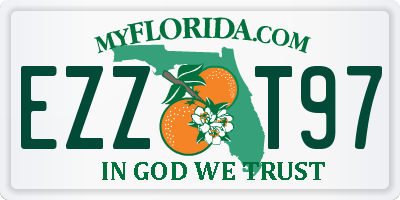 FL license plate EZZT97