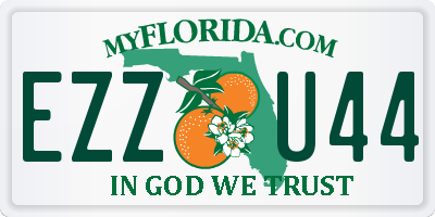 FL license plate EZZU44