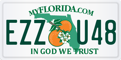 FL license plate EZZU48