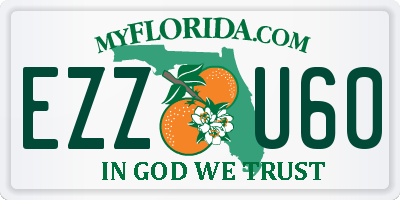 FL license plate EZZU60