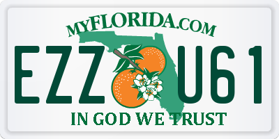 FL license plate EZZU61