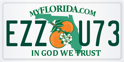 FL license plate EZZU73