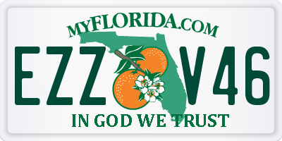 FL license plate EZZV46