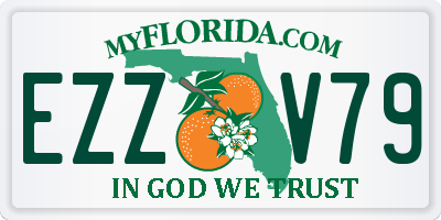 FL license plate EZZV79