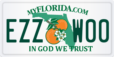 FL license plate EZZW00