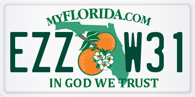 FL license plate EZZW31