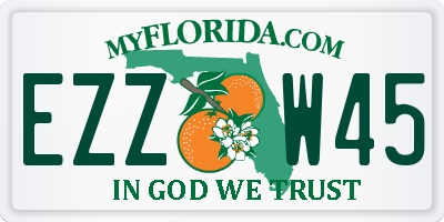 FL license plate EZZW45