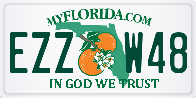 FL license plate EZZW48