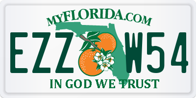 FL license plate EZZW54