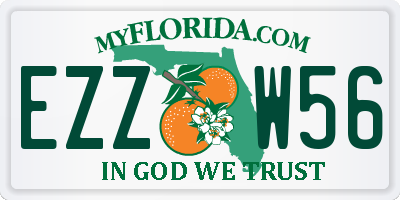 FL license plate EZZW56