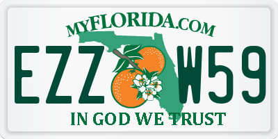 FL license plate EZZW59