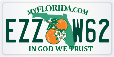 FL license plate EZZW62