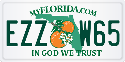 FL license plate EZZW65