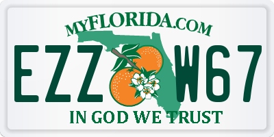 FL license plate EZZW67