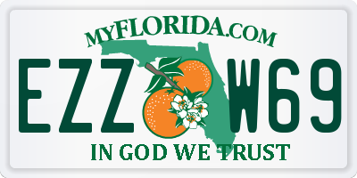 FL license plate EZZW69