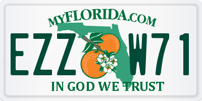 FL license plate EZZW71