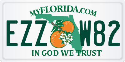 FL license plate EZZW82