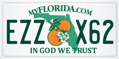 FL license plate EZZX62