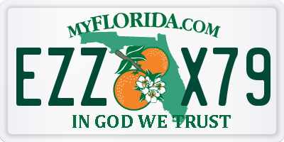 FL license plate EZZX79