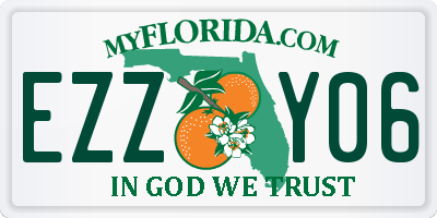 FL license plate EZZY06
