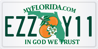 FL license plate EZZY11