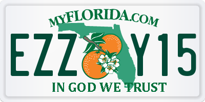 FL license plate EZZY15