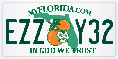 FL license plate EZZY32