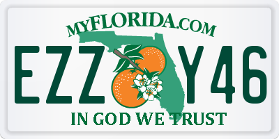 FL license plate EZZY46