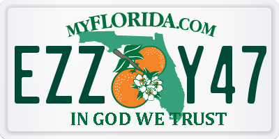 FL license plate EZZY47