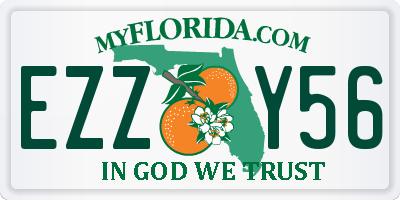 FL license plate EZZY56