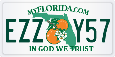 FL license plate EZZY57