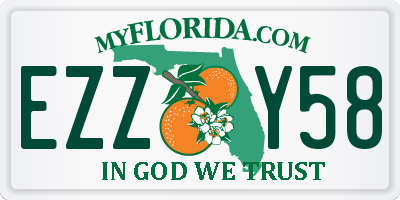 FL license plate EZZY58