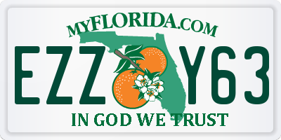 FL license plate EZZY63