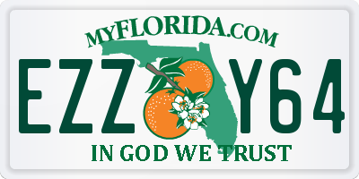 FL license plate EZZY64