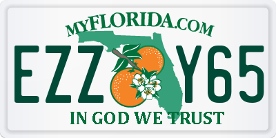 FL license plate EZZY65