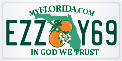 FL license plate EZZY69