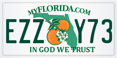 FL license plate EZZY73