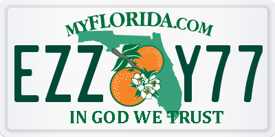 FL license plate EZZY77