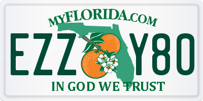 FL license plate EZZY80