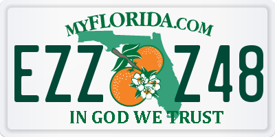 FL license plate EZZZ48