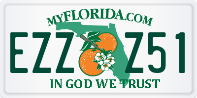 FL license plate EZZZ51