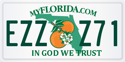 FL license plate EZZZ71