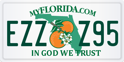 FL license plate EZZZ95