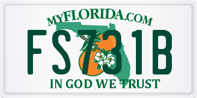 FL license plate FS731B