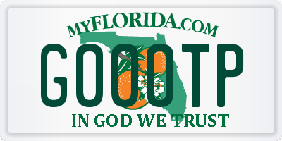 FL license plate G000TP